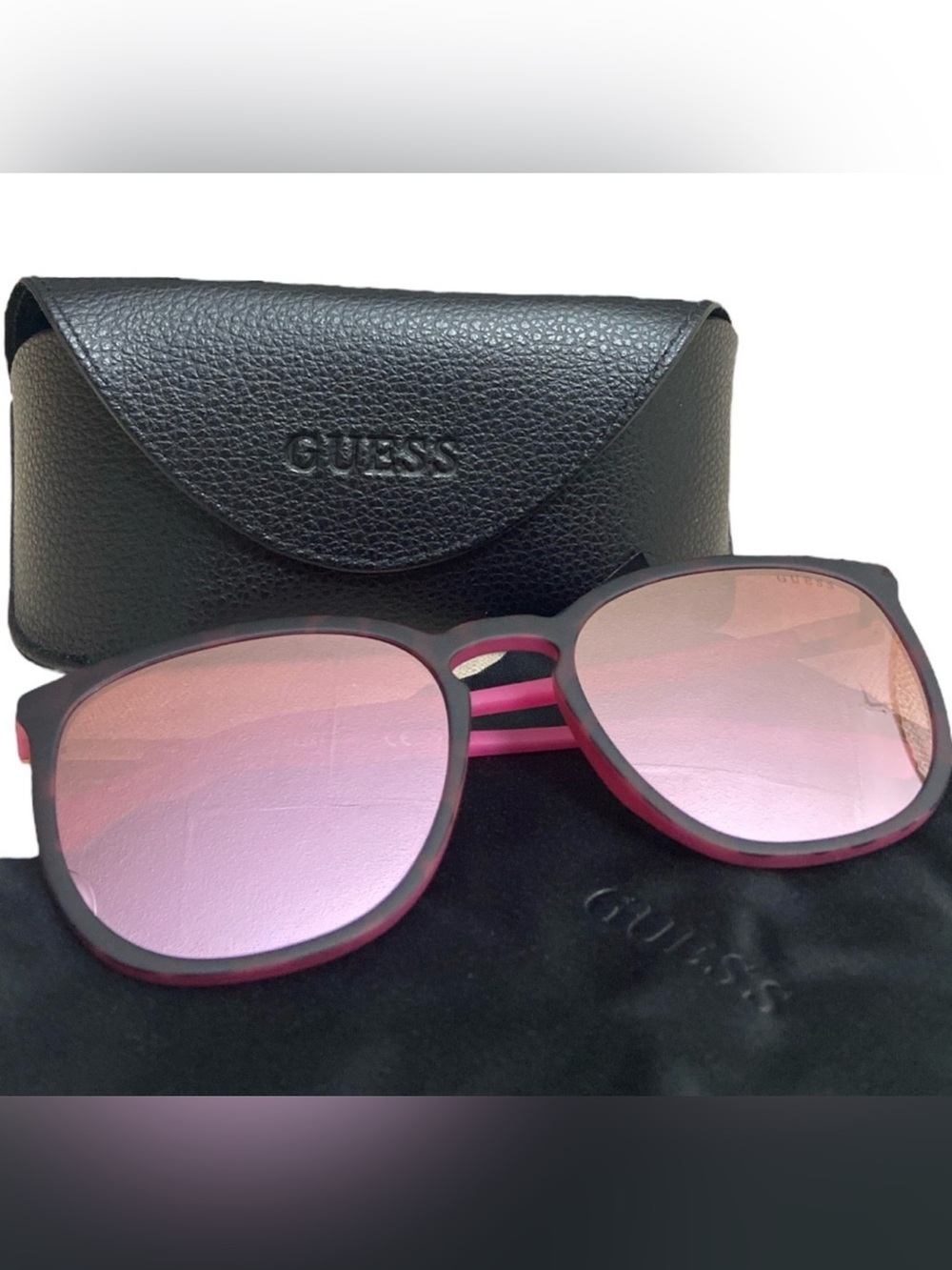 🌟Guess Pink Mirrored Sunglasses